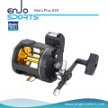 Angler Selecione Marte Plus Plastic Body 2 + 1 Rolamento Direito Handle Pesca Marinha Trolling Reel Fishing Tackle (Mars Plus 020)